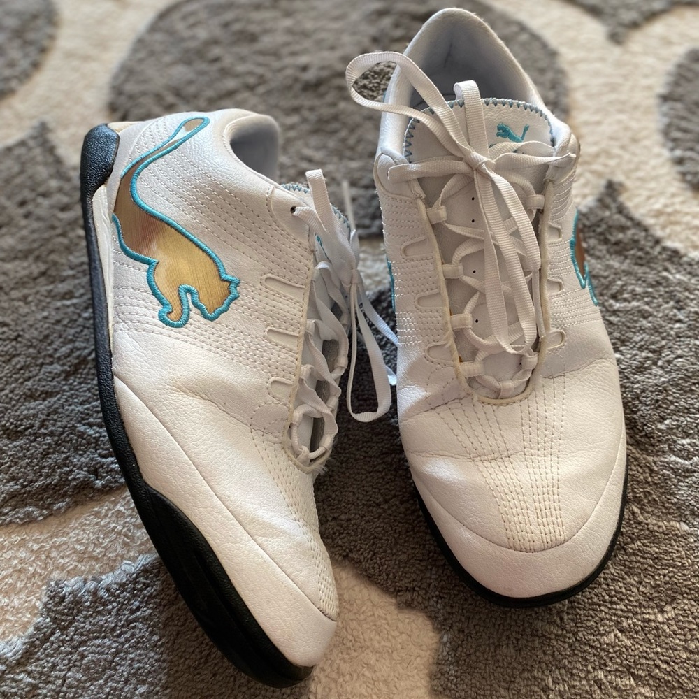 White Puma sports lifestyle shoes